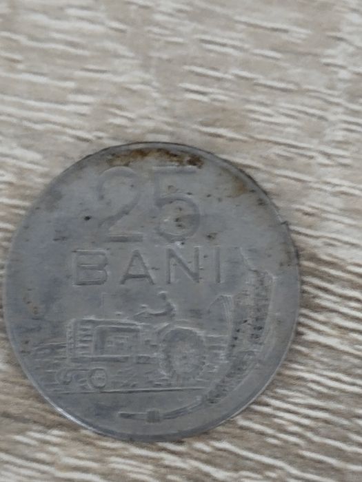 Moneda de 25 de bani din perioada comunista din 1966