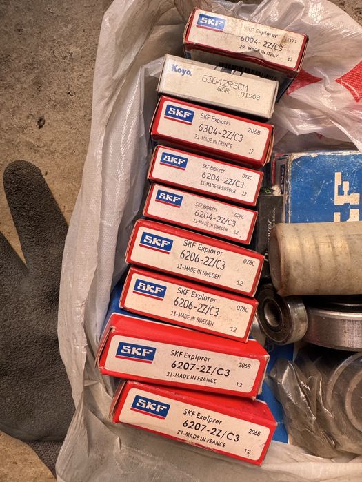 Подшимниктер әртұрлы өлшемдер