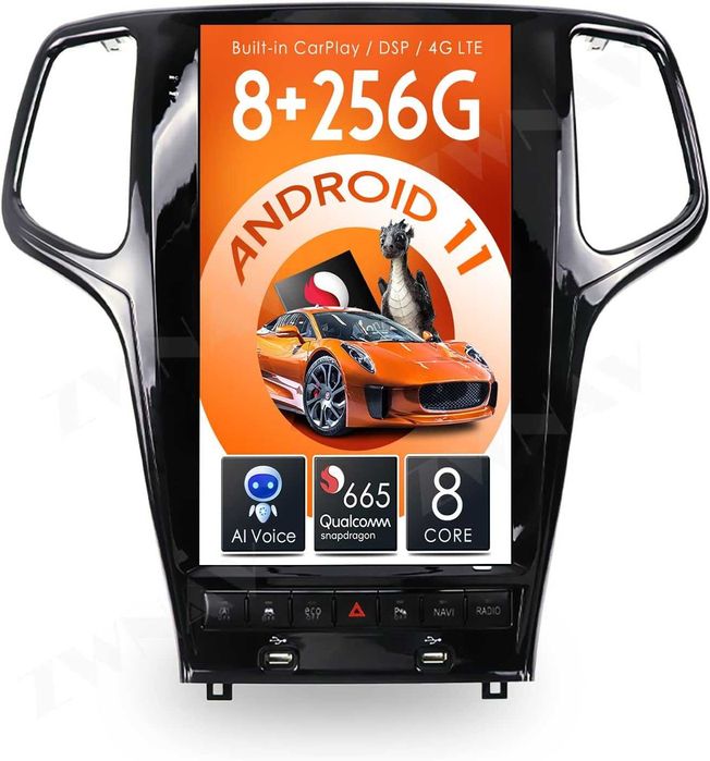 Навигация Android Jeep Grand Cherokee 2014-2021 ZWNAV 11 Tesla