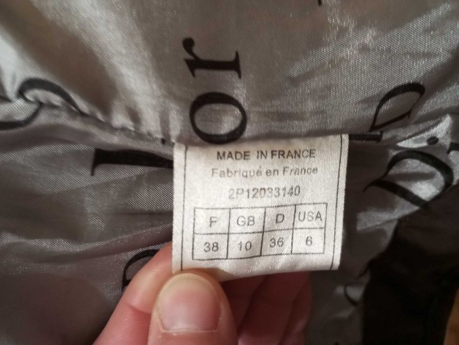 Дамско яке, марка Christian Dior, размер F 38/ UK 10 от промазан плат