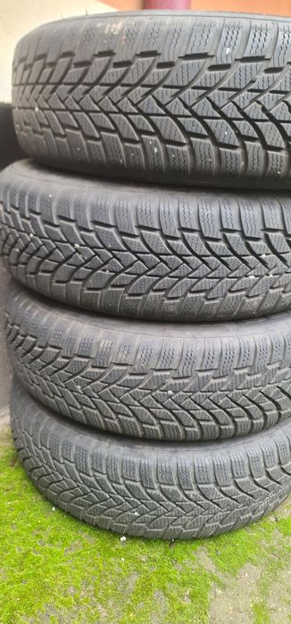Anvelope iarna+jante tablă 5x100+capace 175/65 R14