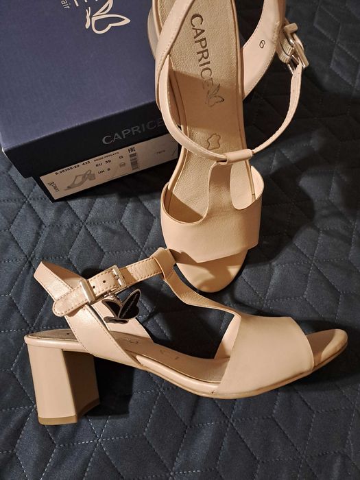 Сандали Caprice, естествена кожа, UK 6