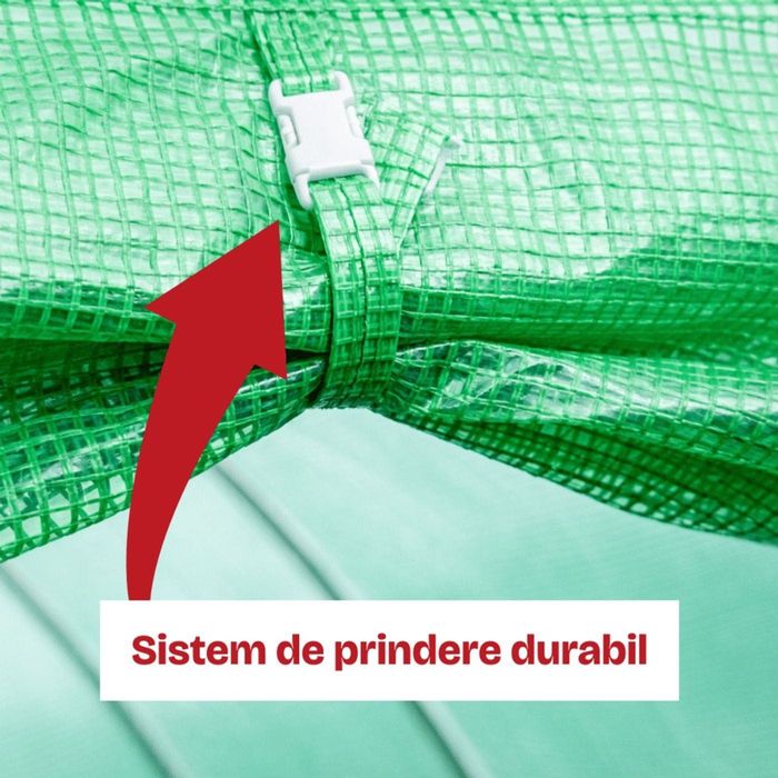 Solar grădină profesional Cortis 4x8 m, 186 g / m² - Transport gratuit