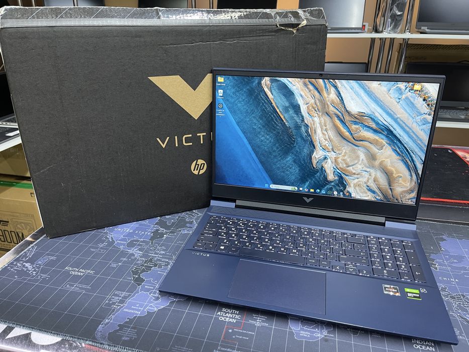 Игровой HP Victus 16 Ryzen 5-5600H/8Gb/SSD512Gb/GTX1650