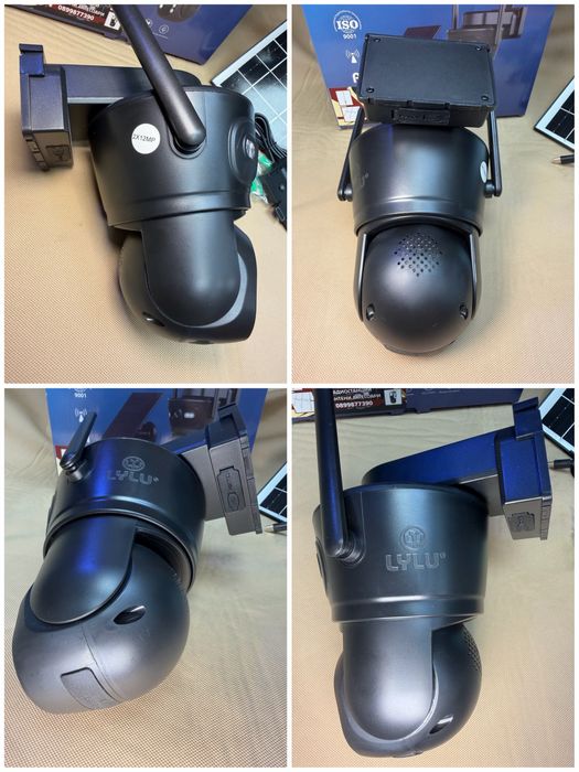 WiFi Соларна Двойна Камера LYLU  12 mpx 2026 последен модел безжична