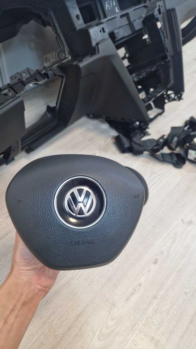 Kit airbag volan pasager plansa bord 2 centuri Passat B8