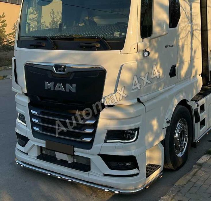 Bullbar proiectoare, bara "H" inox plafon MAN TGX 2021+