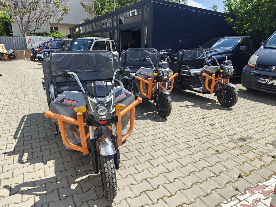 Tricicleta KUBA 3000W CARGO NOU !, Autonomie 70Km  Bena Basculabila