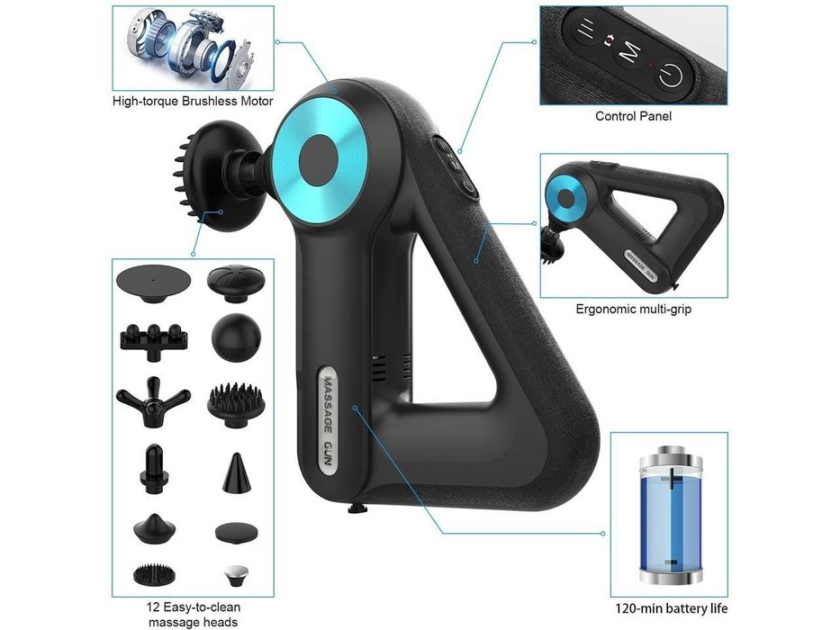 Массажный пистолет для спортсменов Sportsmenlar uchun массажер ms19