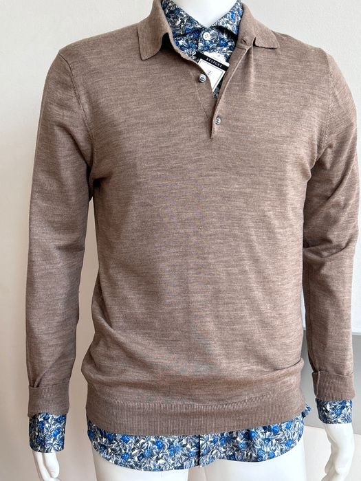 Мъжки пуловери мерино и тъмно син пуловер кашмир