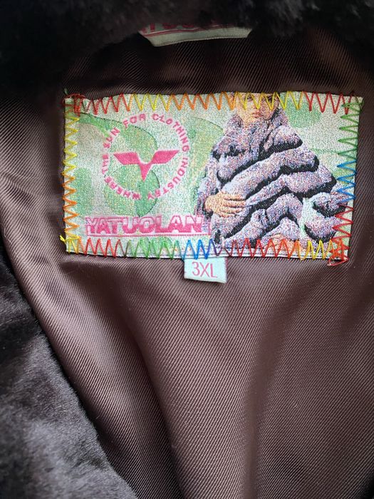 Мутоновая шуба овчина