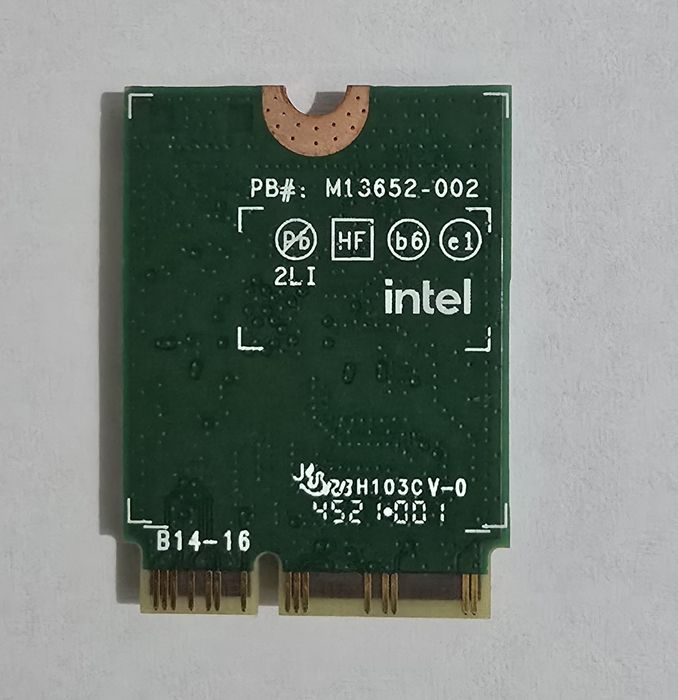 Placă Wi-Fi 6E Intel AX211NGW