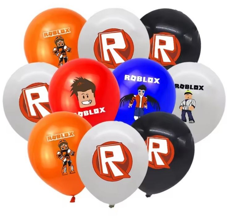 Парти сет балони Minecraft, Roblox, Game on и  Fortnite