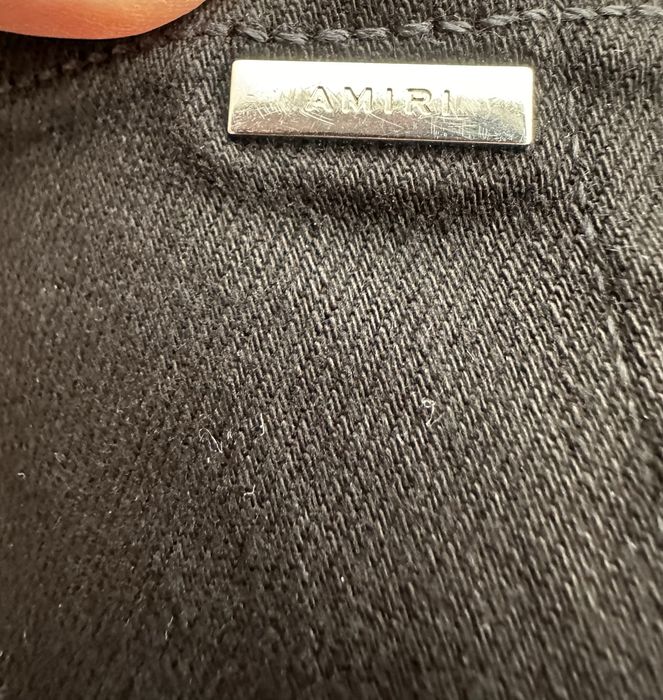 Черни оригинални дънки AMIRI произведени и закупени от USA