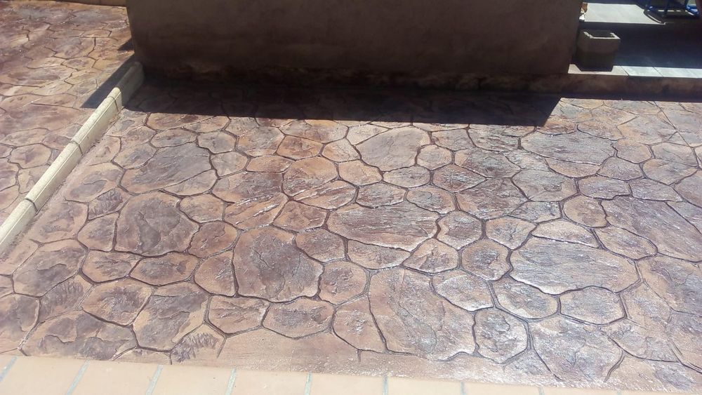 Beton amprentat, beton amprentat în vertical, beton elicopterizat