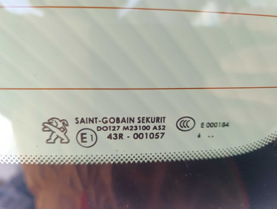 Задно стъкло 5та врата за Пежо 2008 / Peugeot 2008 до 2019г.