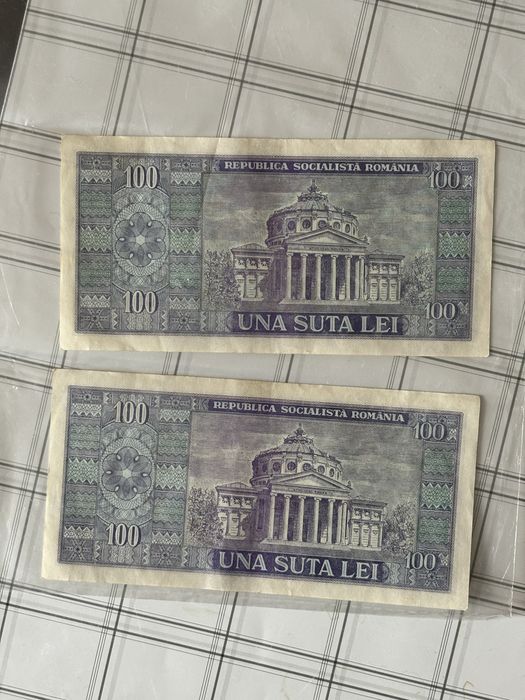 Vand 2 Bancnote de 100 lei din 1966
