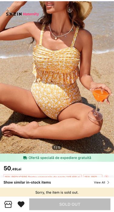 Costum de baie gravida