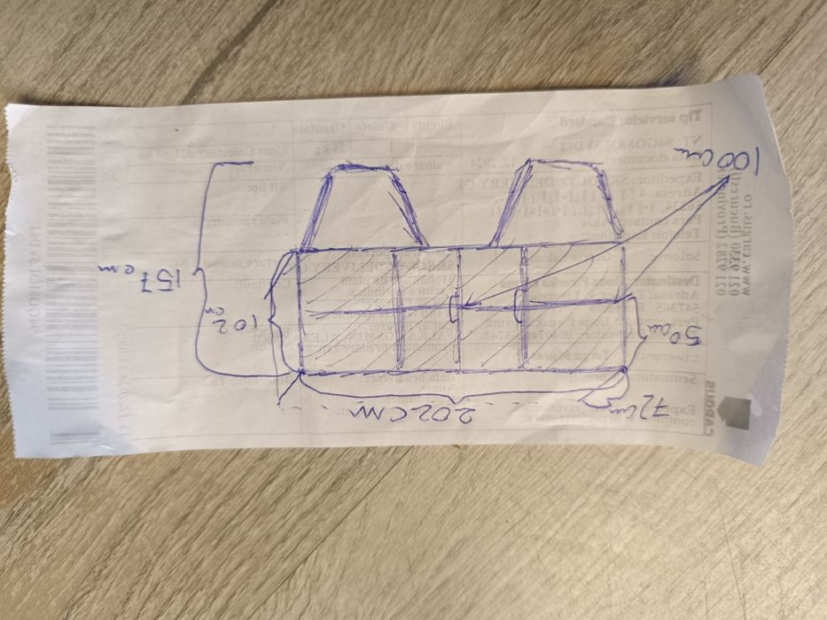 Cusca iepuri cu 4 compartimente