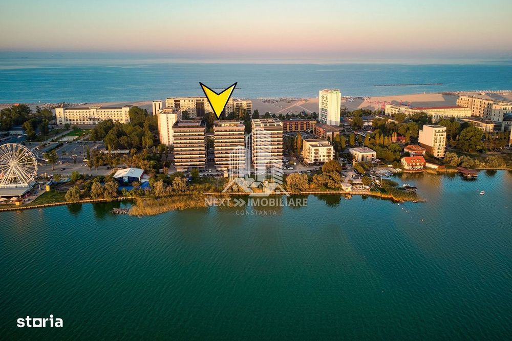 Apartament 3 camere la alb, Mamaia, Lacul Siutghiol
