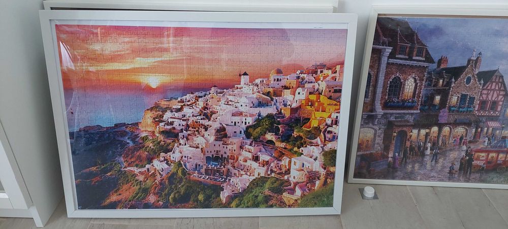 Tablouri din puzzle inramate