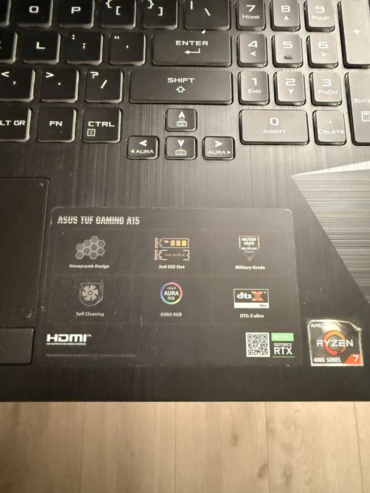 Laptop Asus tuf gaming A15 rtx 2060