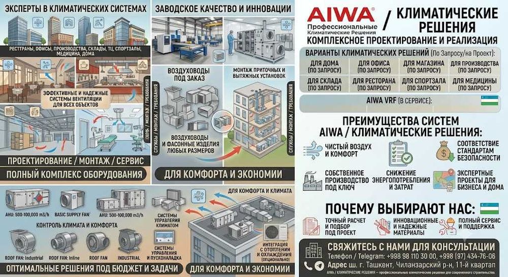Проектирование и монтаж систем вентиляции под ключ