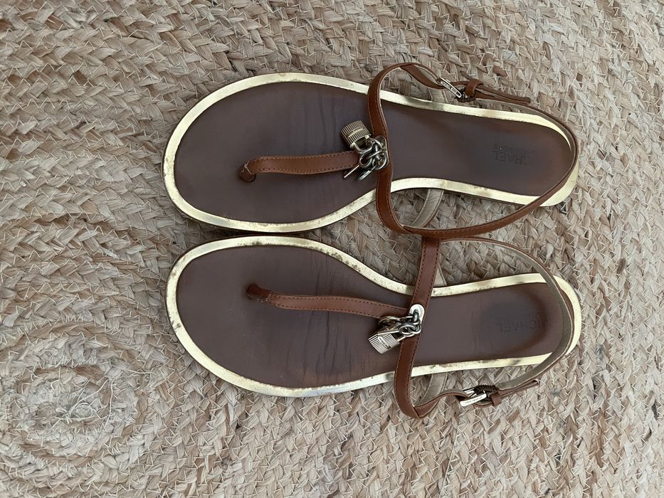 Michael Kors сандали Естествена кожа