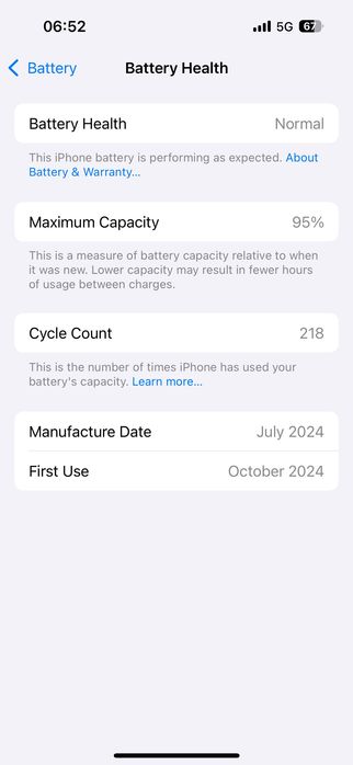Telefon APPLE iPhone 16 5G, 128GB, Ultramarine - ca nou