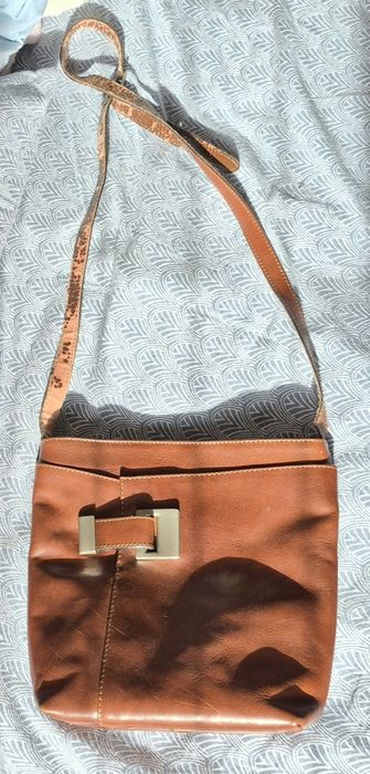 Geanta piele maro