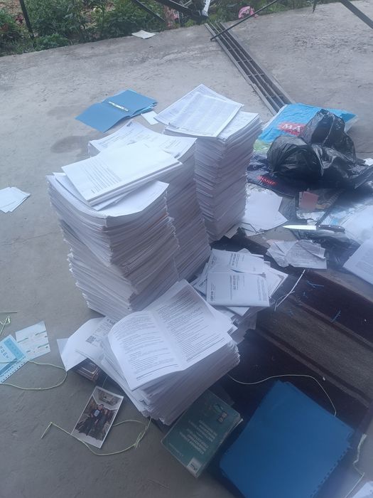 Maklatura oq Qog'oz daftar kitob arxiv salafan olamiz uydan ishxonadan