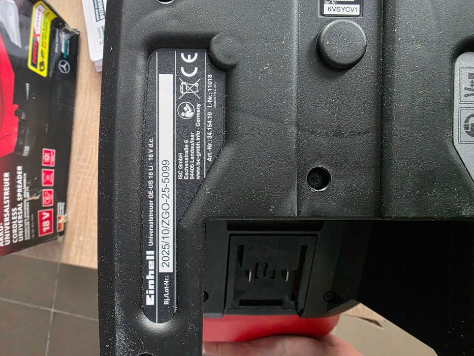 Dispozitiv imprastiere seminte Einhell GE-US, 2.5 Ah