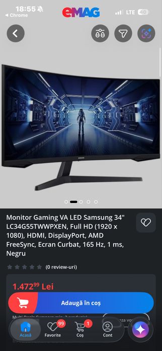 Monitor Gaming Panoramic