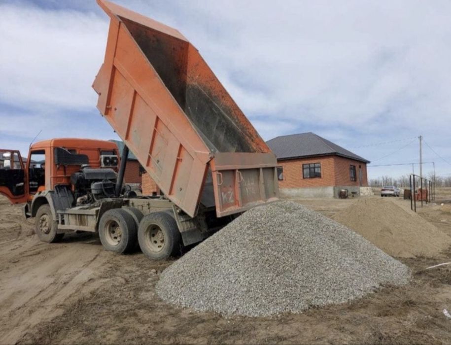 Щебень, гравий, балласт