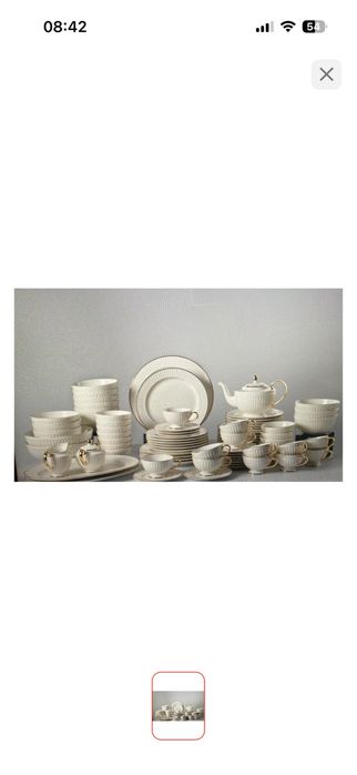 Новый! Продам чайно-столовый сервиз на 12 персон, предметов 81, Фарфор