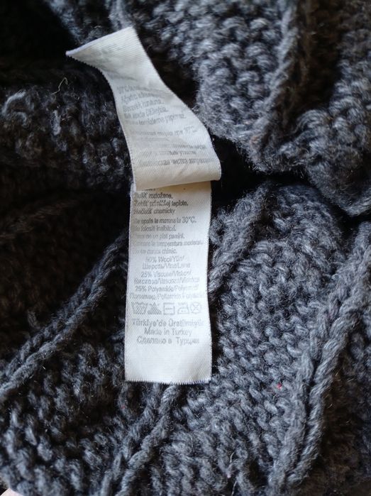 Caciula 50% lana tricot unisex