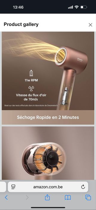 Сешоар Dreame Rose Gold