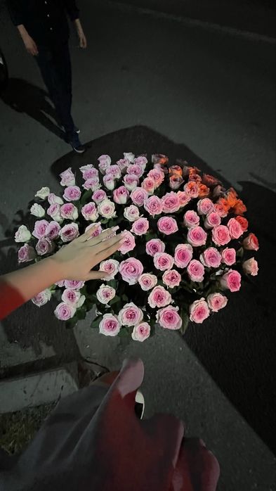 свежие цветы огромный