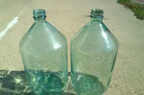 Бутыли стеклянные   20 литров
