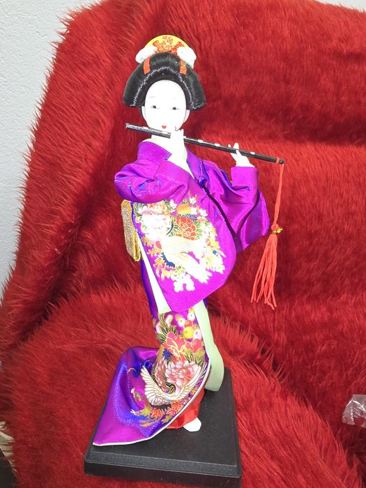 Японска кукла гейша и самурайски водач ръчна изработка.бр/ Japan doll