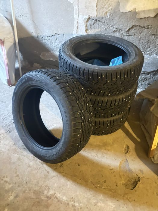 зимние шины Nokian Nordman 7 225/55 R17 101T с шипами.