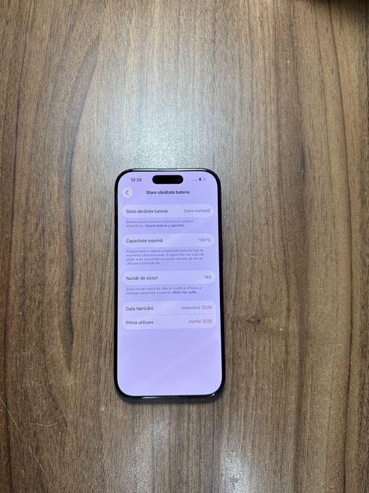 Iphone 16 pro baterie 100%