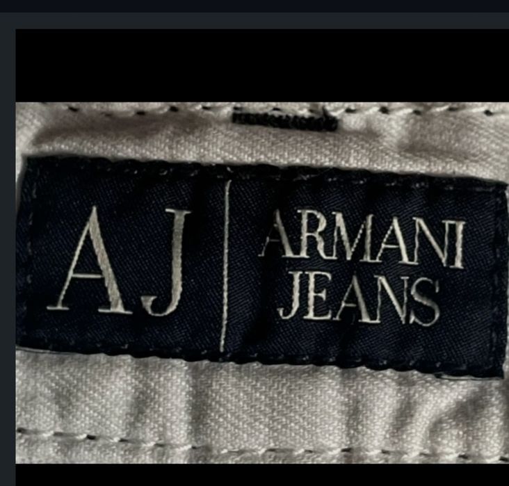 Armani мъжки панталон лен и памук бленд