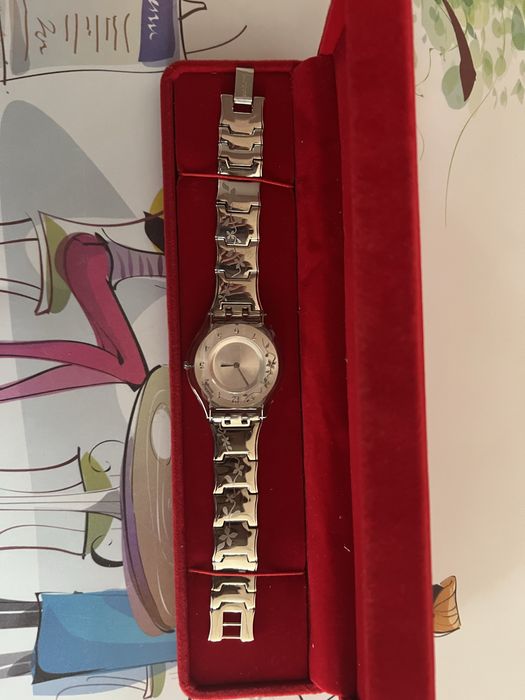 Ceas Swatch nou, cu folie + garanție, cutie cadou