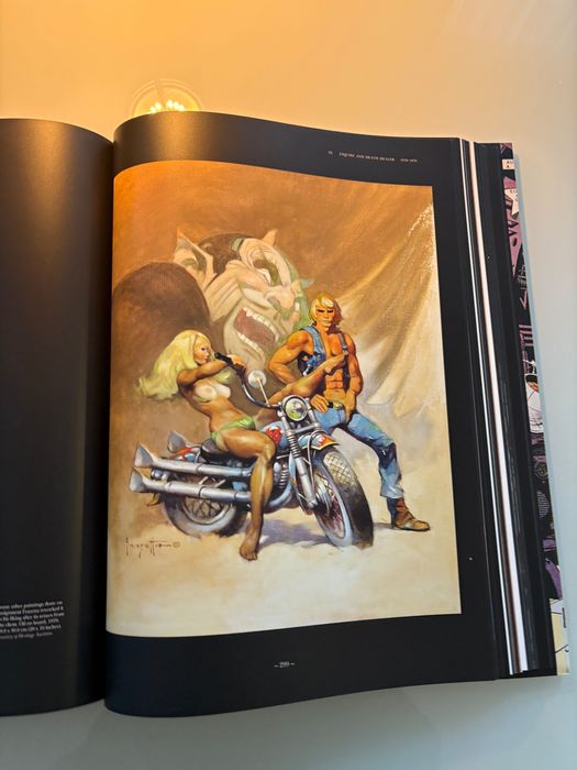 the Fantastic Worlds of Frank Frazetta XXL album arta hardcover rar