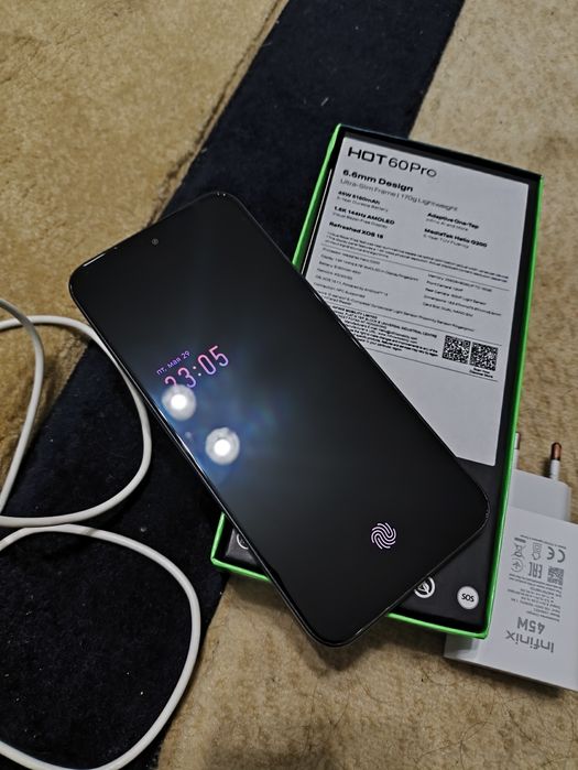 Infinix Hot 60 pro 8/256 Amoled 144 GHz с коробкой и документами