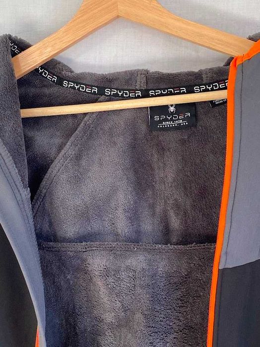 Spyder мъжко пролет/есен спортно яке черно/вулканично сиво - внос САЩ