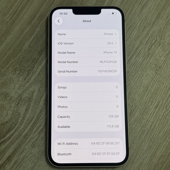 iPhone 13 128gb