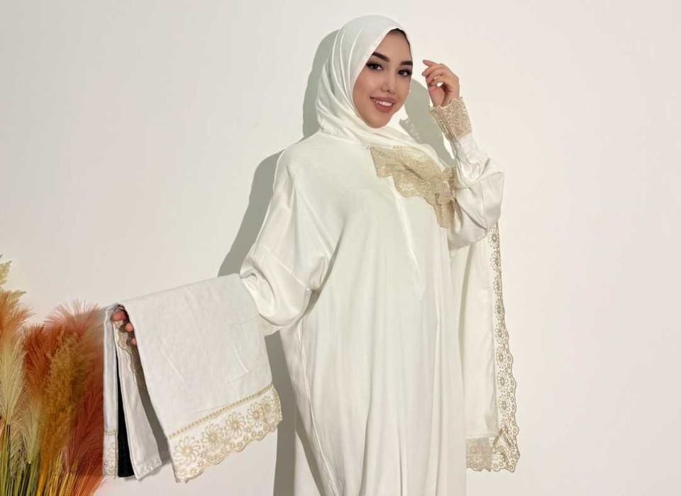 Ayollar uchun namoz libosi – joynamoz bilan to‘plam