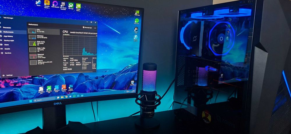 PC Gaming I7 9700KF, Aorus NVIDIA RTX 2070 8GB, 16GB DDR4, 720GB SSD